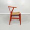 Mid-Century Danish Wood and Rope Chair Y by Wegner for Carl Hansen & Søn, 1960s, Image 3