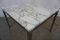 Tavolino da caffè con ripiano in marmo, anni '70, Immagine 9