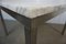 Tavolino da caffè con ripiano in marmo, anni '70, Immagine 6