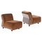 Mid-Century Brown Fabric Amanta 24 Armchairs by Mario Bellini for B&B / C&B Italia, 1970s, Set of 2 1