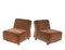 Fauteuils Amanta 24 Mid-Century en Tissu Marron par Mario Bellini pour B&B / C&B Italia, 1970s, Set de 2 5