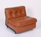 Poltrone Amanta Mid-Century in pelle color cognac di Mario Bellini per C&B Italia, anni '60, set di 2, Immagine 16