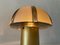 German Dimensional Mushroom Table Lamps in Grey Glass by Peill & Putzler, 1960s, Image 6