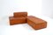 Paione Modular Sofa in Leather and Fiberglass by Claudio Salocchi for Sormani, 1970s, Set of 3 3