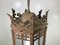 Antique Hanging Lamp in Metal Casting, 1910 3