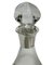 Decanter in cristallo con supporti in argento di Hermann Bauer, Germania, set di 3, Immagine 4