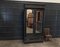 Large Antique French Ebonised Mirrored Armoire 1