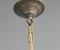 Copper and Mercury Glass Pendant Light, 1910s 2