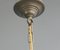 Lampe à Suspension en Cuivre et Verre Mercuré, 1910s 2