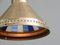 Lampe à Suspension en Cuivre et Verre Mercuré, 1910s 10