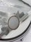 Nickel and Copper Vanity Mirror from Maison Brot, 1930s, Image 2