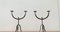 Brutalist Wrought Iron Candleholders, 1960s, Set of 2, Image 21