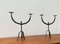 Brutalist Wrought Iron Candleholders, 1960s, Set of 2, Image 24