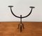 Brutalist Wrought Iron Candleholders, 1960s, Set of 2, Image 13