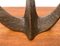 Portacandela brutalista a tre braccia in bronzo di E. Thelen Creation, anni '60, Immagine 10