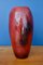 Große rote Keramikvase von Max Idlas 3