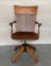 Modernist Wood Swivel Chair by Barcelona, 1940s 3