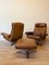 DS31 Headquarters Armchair with Footrests from de Sede, 1970s, Set of 3 15