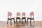 Vintage Oak Wood Dining Chairs, Poland, 1960s, Set of 4, Image 1