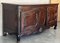 Antique Carved Walnut French Provincial Large Buffet or Sideboard Cabinet, Image 3