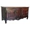 Antique Carved Walnut French Provincial Large Buffet or Sideboard Cabinet, Image 1