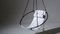 Chaise Swing Suspendue en Cuir Véritable Blanc par Studio Stirling 1