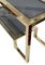 Mid-Century Italian Console Table in Brass, Chrome and Glass, Image 4