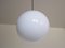 Danish White Pendant Lamp, 1980s, Image 3