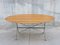 Vintage Wood & Brass T3 Table by Caccia Domination for Azucena, 1950s 3