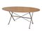 Vintage Wood & Brass T3 Table by Caccia Domination for Azucena, 1950s 6
