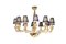 Italienische Torcello Deckenlampe aus Muranoglas von VGnewtrend 1