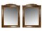 Italian Art Deco Walnut Mirrors, 1920s, Set of 2 1