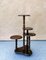 Vintage 4-Arm Plant Stands in Oak, Germany, 1940 / 50s, Image 5