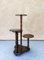 Vintage 4-Arm Plant Stands in Oak, Germany, 1940 / 50s, Image 7