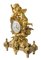 Reloj de repisa francés antiguo de bronce dorado, siglo XIX, Imagen 3