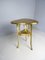 Viennese Art Nouveau Side Table in Brass, Image 7