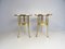 Viennese Art Nouveau Side Table in Brass, Image 12