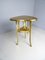 Viennese Art Nouveau Side Table in Brass, Image 1