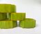 Art Deco Catalin Napkin Rings in Green Amber, Set of 6 10