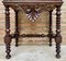 20th Century Solid Carved French Nightstands With Turned Columns & One Drawer, Set of 2 3