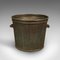 Large Antique Victorian English Copper Planter or Fireside Log Bucket, 1850s 5