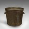 Large Antique Victorian English Copper Planter or Fireside Log Bucket, 1850s 2