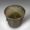 Large Antique Victorian English Copper Planter or Fireside Log Bucket, 1850s, Image 6