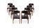 Dining Chairs by Grete Jalk for Glostrup Møbelfabrik, Denmark 1960s, Set of 8, Image 2