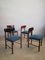 Mid-Century Esszimmerstühle aus Mahagoni & Palisander im Dänischen Stil, 1960, 4er Set 11