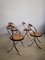 Dining Chairs in Style of Giotto Stoppino in Chromed Steel & Vienna Straw, Italy, 1970, Set of 4 14