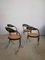 Esszimmerstühle im Stil von Giotto Stoppino aus verchromtem Stahl & Wiener Stroh, 1970er, 4er Set 9