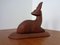 Large Deer in Solid Teak, 1960s, Image 2