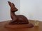 Large Deer in Solid Teak, 1960s 8