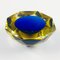 Murano Glass Submerged Diamond Faceted Bowl by Alessandro Mandruzzato, Italy, 1970s, Image 7